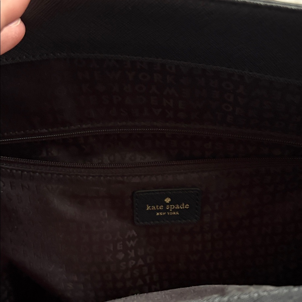 Kate Spade Black Tote w/ Laptop Sleeve - Picture 7 of 7